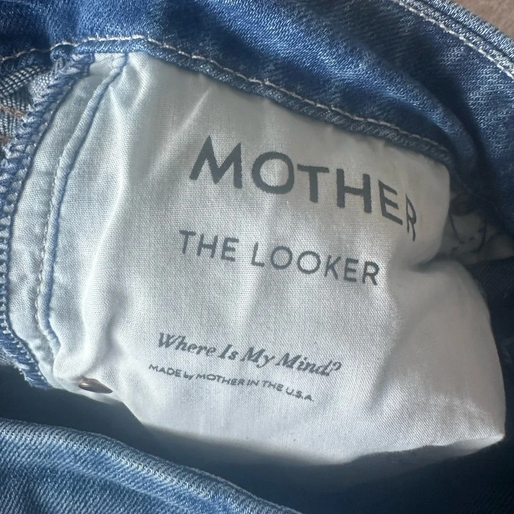MOTHER The Looker High Rise Skinny Denim Jeans in Where Is My Mind - Picture 5 of 7